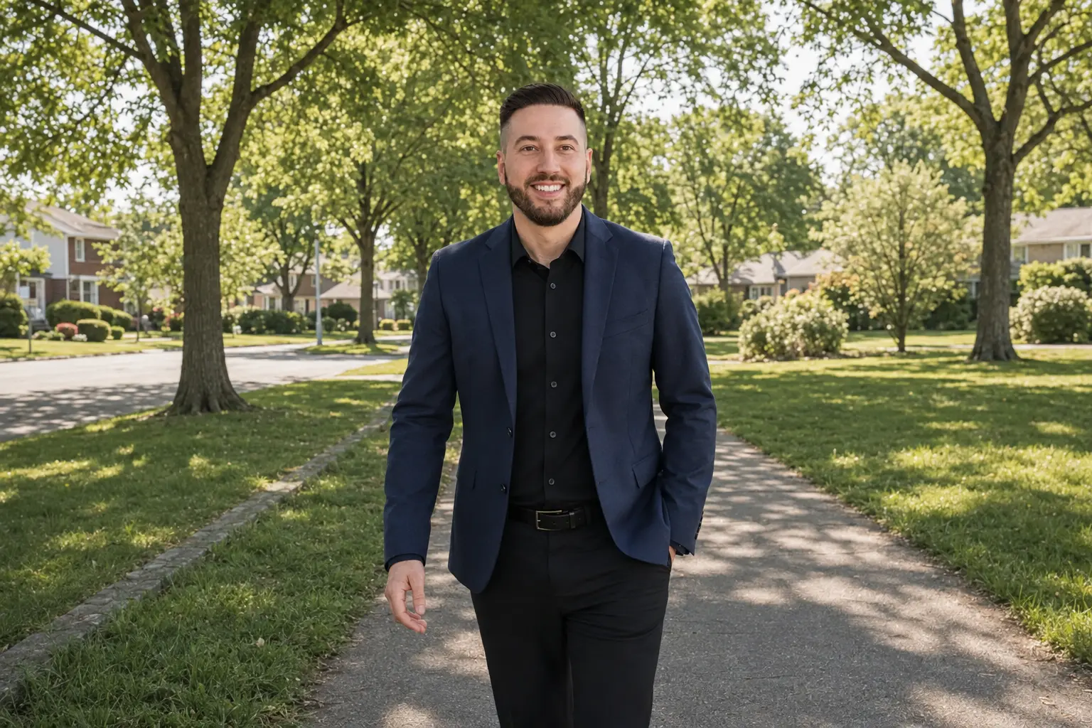 Alexis Marcoux dans un quartier résidentiel mature et verdoyant du secteur S à Brossard