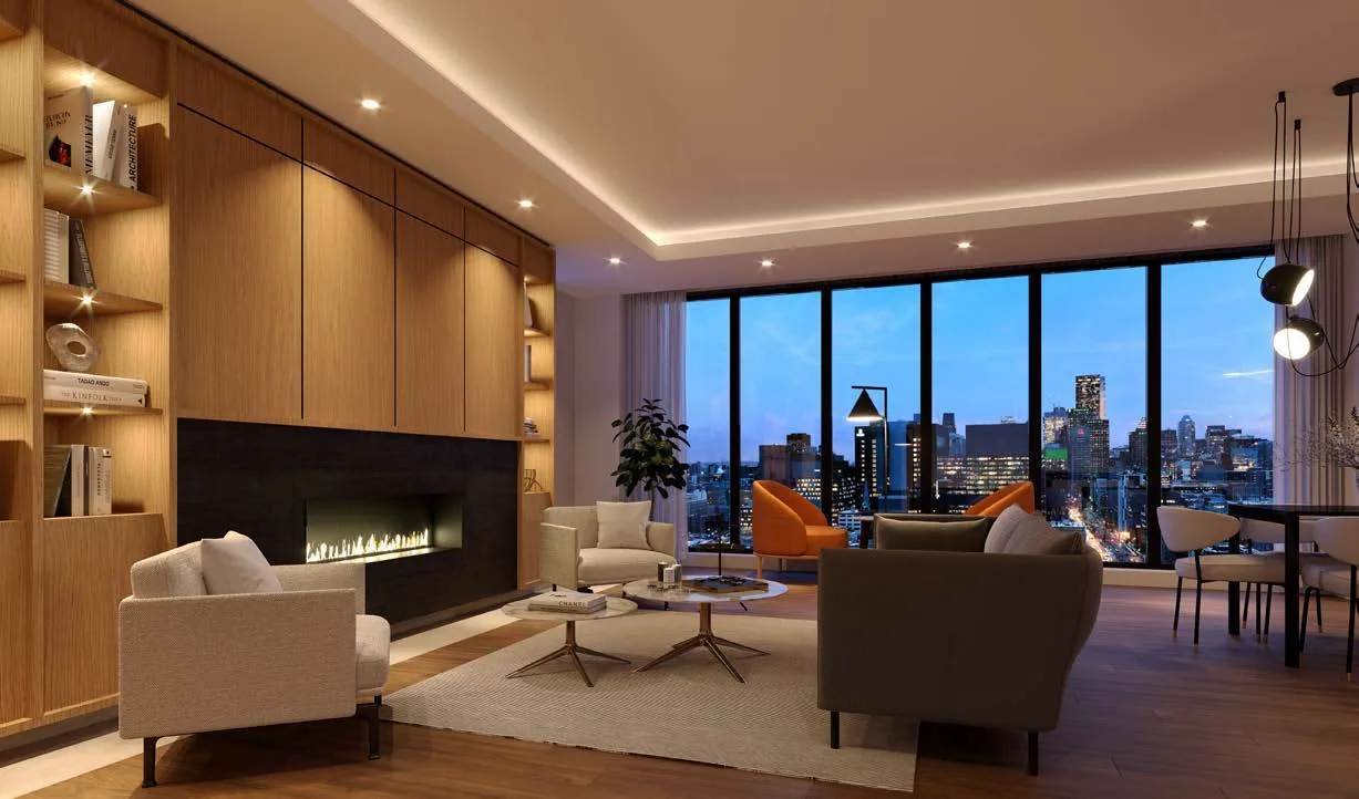 Urban chalet rendering · Auguste · phase 1 · Devimco