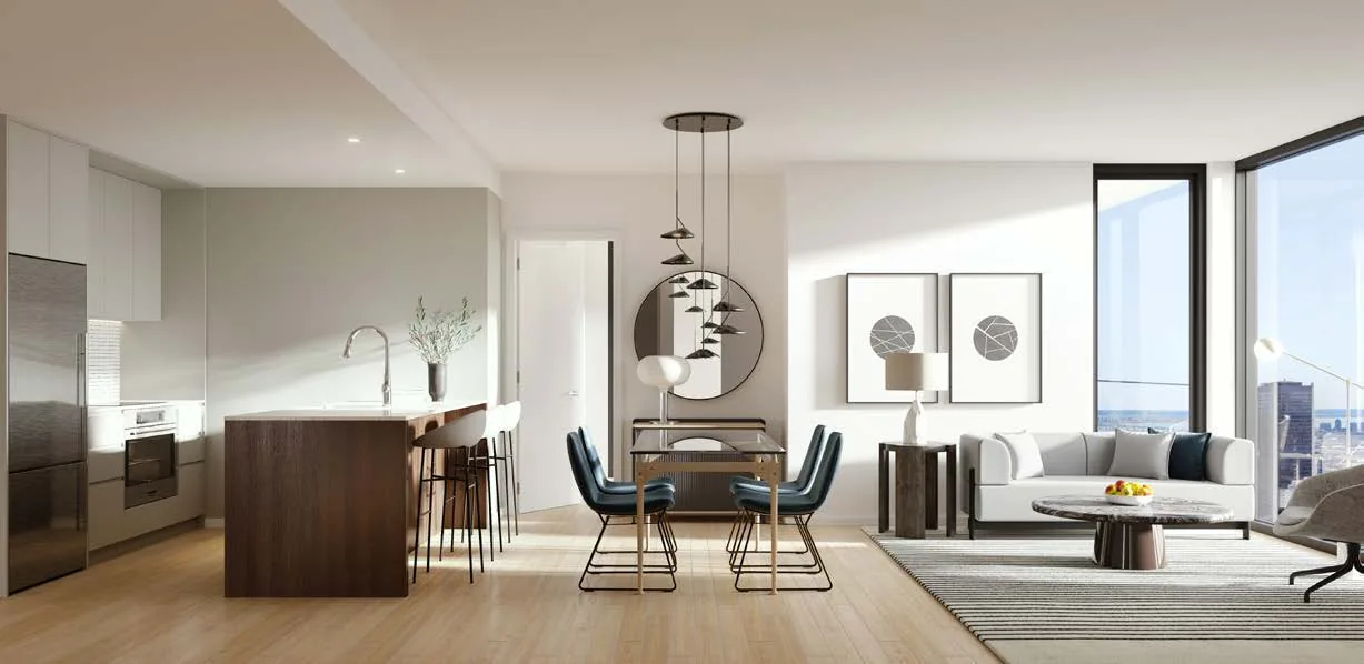 Perspective d’un intérieur de condo · Maestria · phase 1 · Devimco