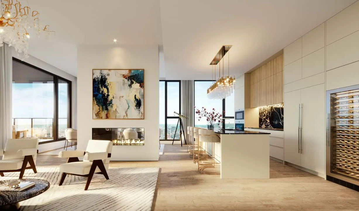 Perspective d’un penthouse · Maestria · phase 2 · Devimco