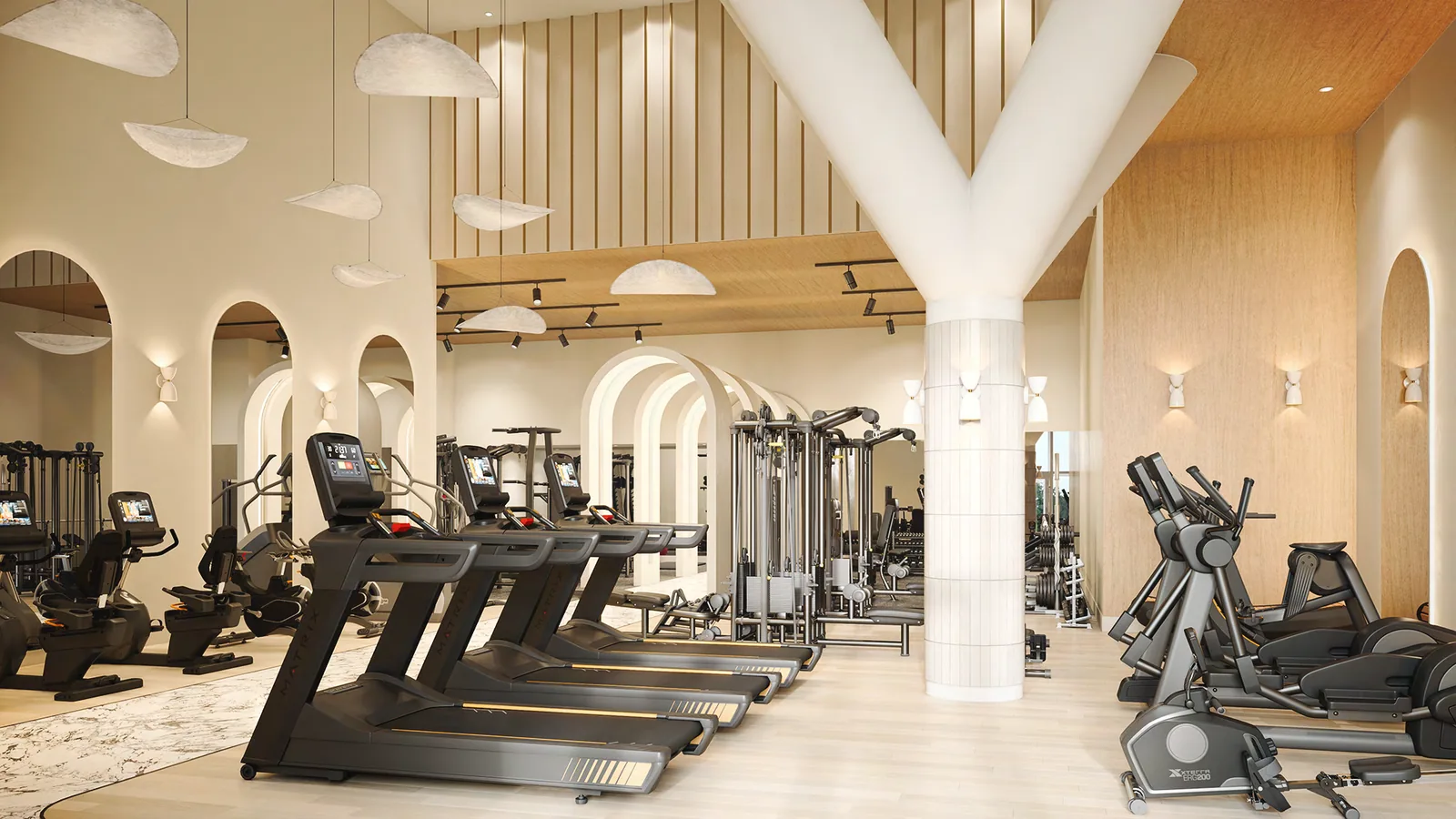 Gym rendering · Myral Condominiums · Devimco
