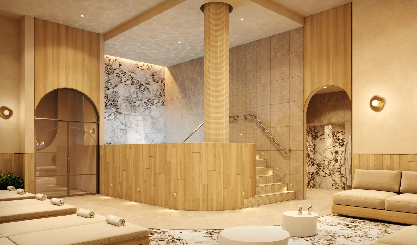 Spa rendering · Myral Condominiums · Devimco