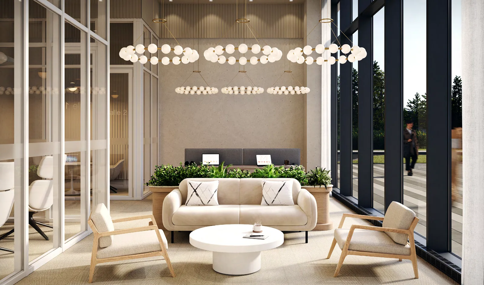 Coworking rendering · Myral Condominiums · Devimco