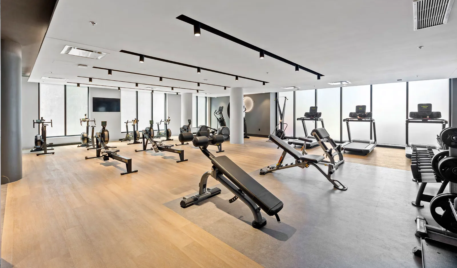 Gym rendering · Oria · phase 1 · Devimco