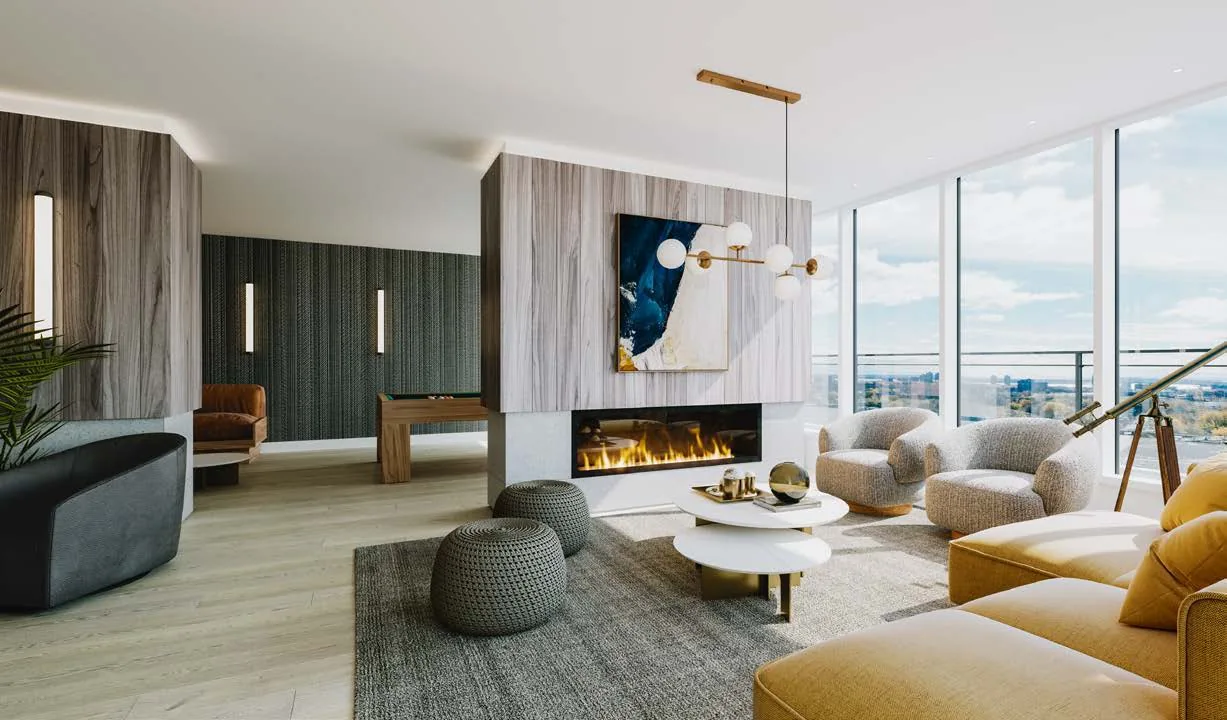Urban chalet rendering · Wellington sur le Bassin · Devimco